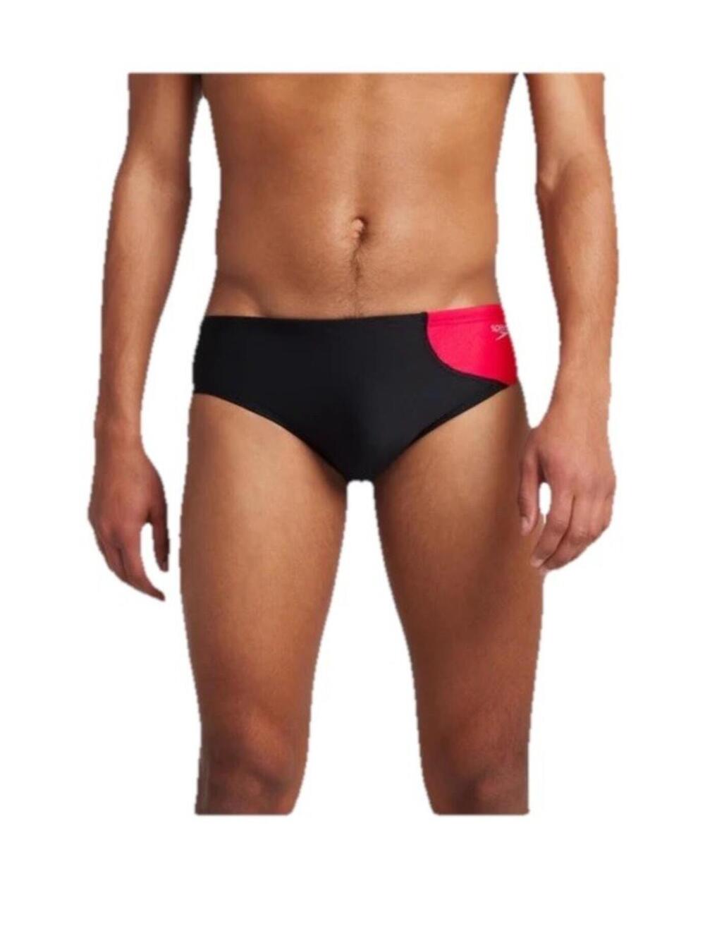 New Men’s Speedo Eco Endurance Swim Briefs Size 28 High Risk Red Performance